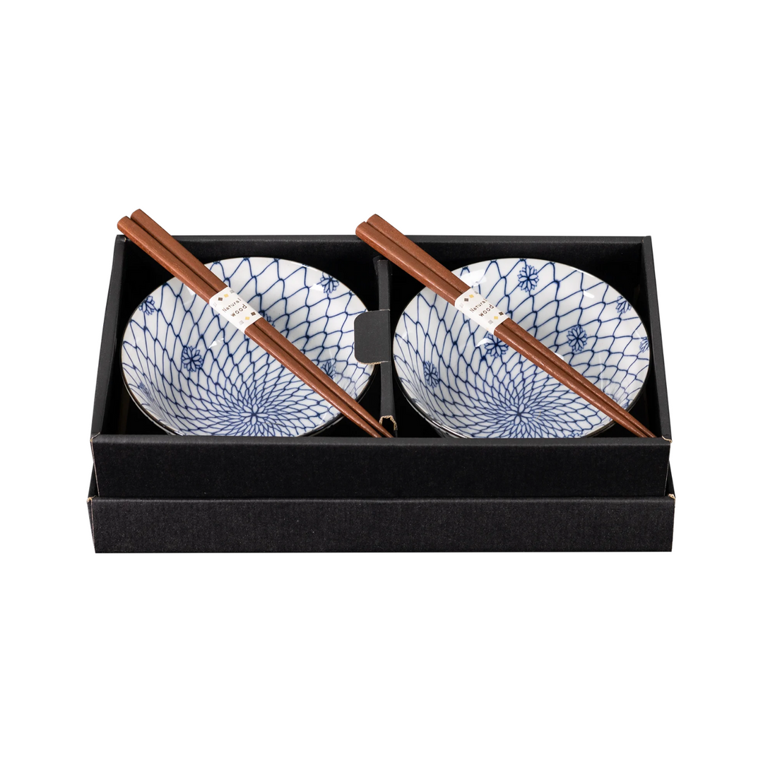 Omotenashi Hana Fishing Net Gift Set For Two | Merchants Homewares