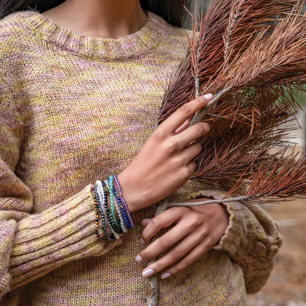 Palas Gem Bracelet Amethyst Lifestyle | Merchants Homewares