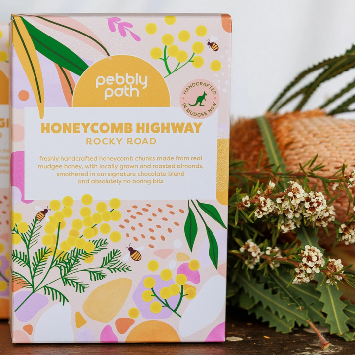 Pebbly Path Rocky Road Honeycomb Highway Packaged | Merchants Homewares