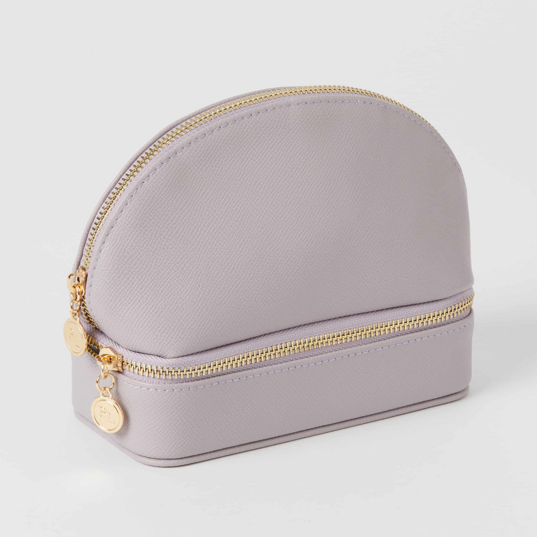 Pilbeam Amara Cosmetic and Jewellery Case Lilac | Merchants Homewares