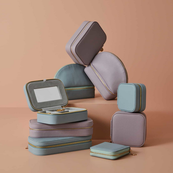 Pilbeam Amara Cosmetic and Jewellery Case Lilac Lifestyle | Merchants Homewares