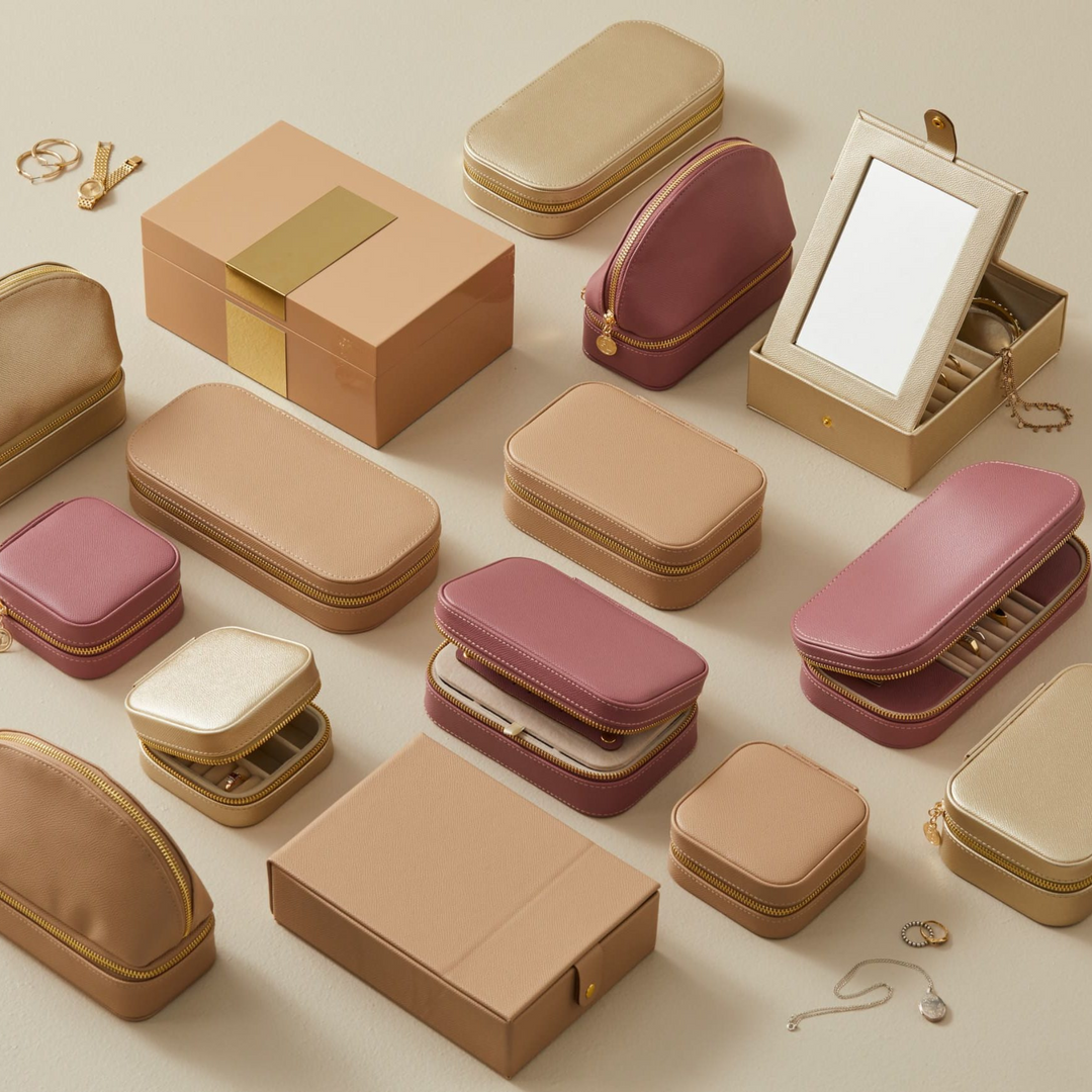Pilbeam Amara Cosmetic and Jewellery Case Rosewood Lifestyle | Merchants Homewares