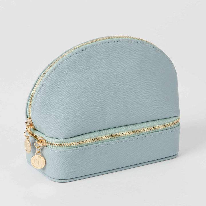 Pilbeam Amara Cosmetic and Jewellery Case Seafoam | Merchants Homewares