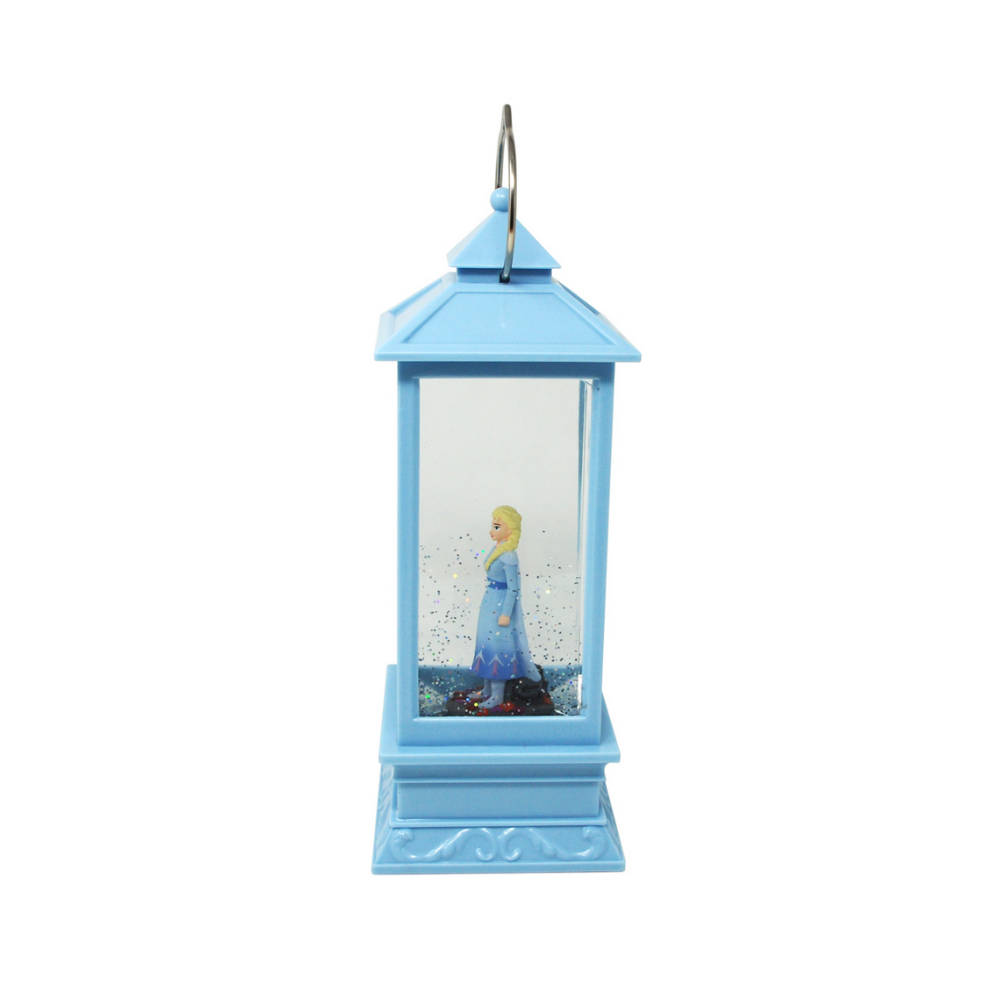 Pink Poppy Disney Frozen Elsa Glitter Lantern Side View | Merchants Homewares