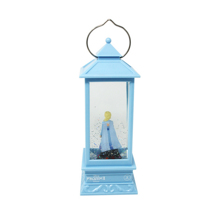 Pink Poppy Disney Frozen Elsa Glitter Lantern Back View | Merchants Homewares
