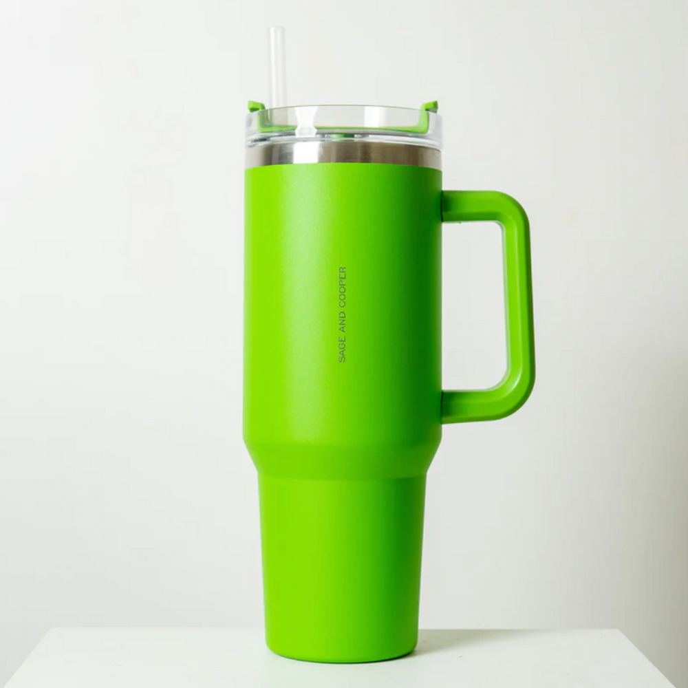 Sage and Cooper The Hippo Bottle Green | Merchants Homewares