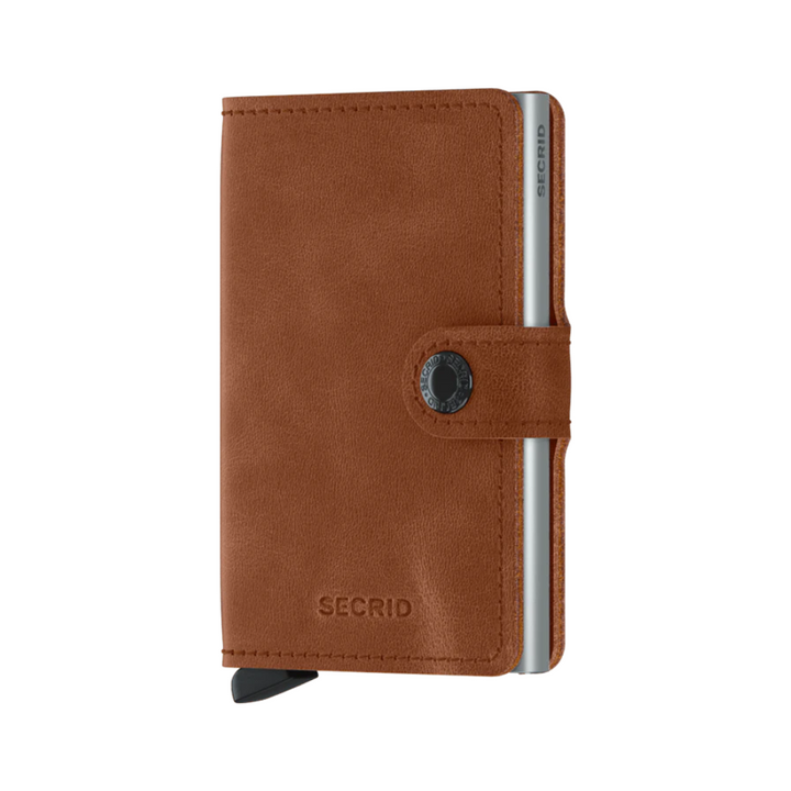 Secrid Miniwallet Vintage Cognac Silver | Merchants Homewares