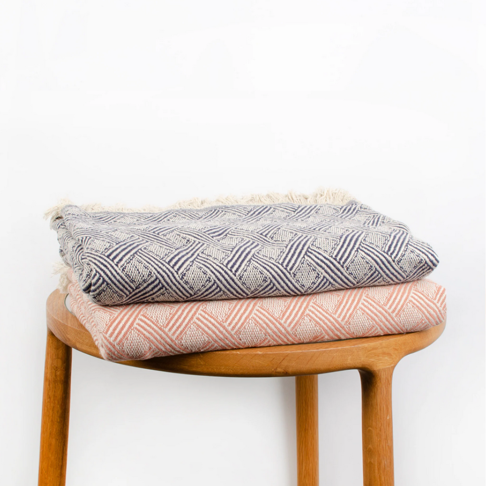 Seven Seas Bay Throw Navy | Merchants Homewares
