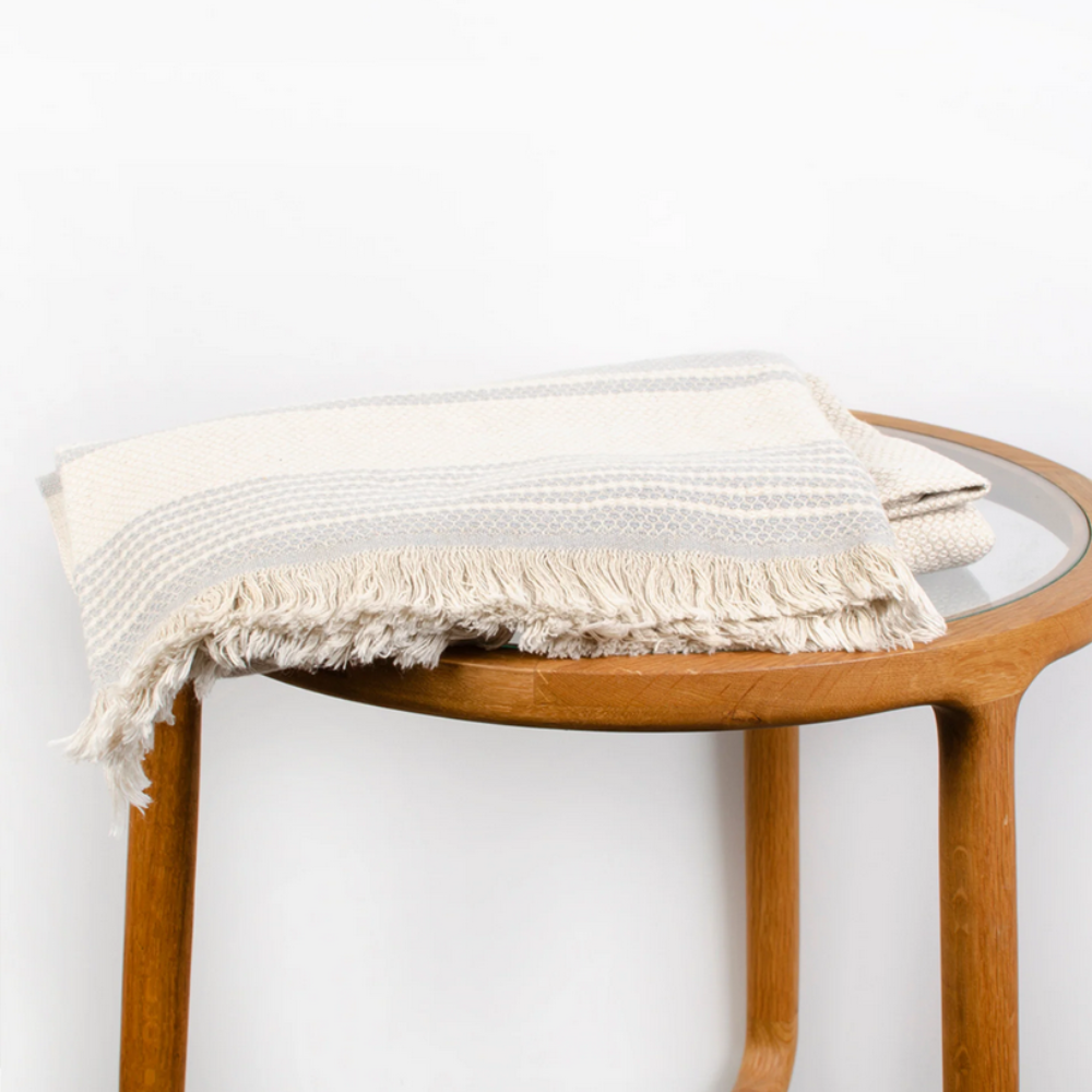 Seven Seas Denmark Throw Silver | Merchants Homewares