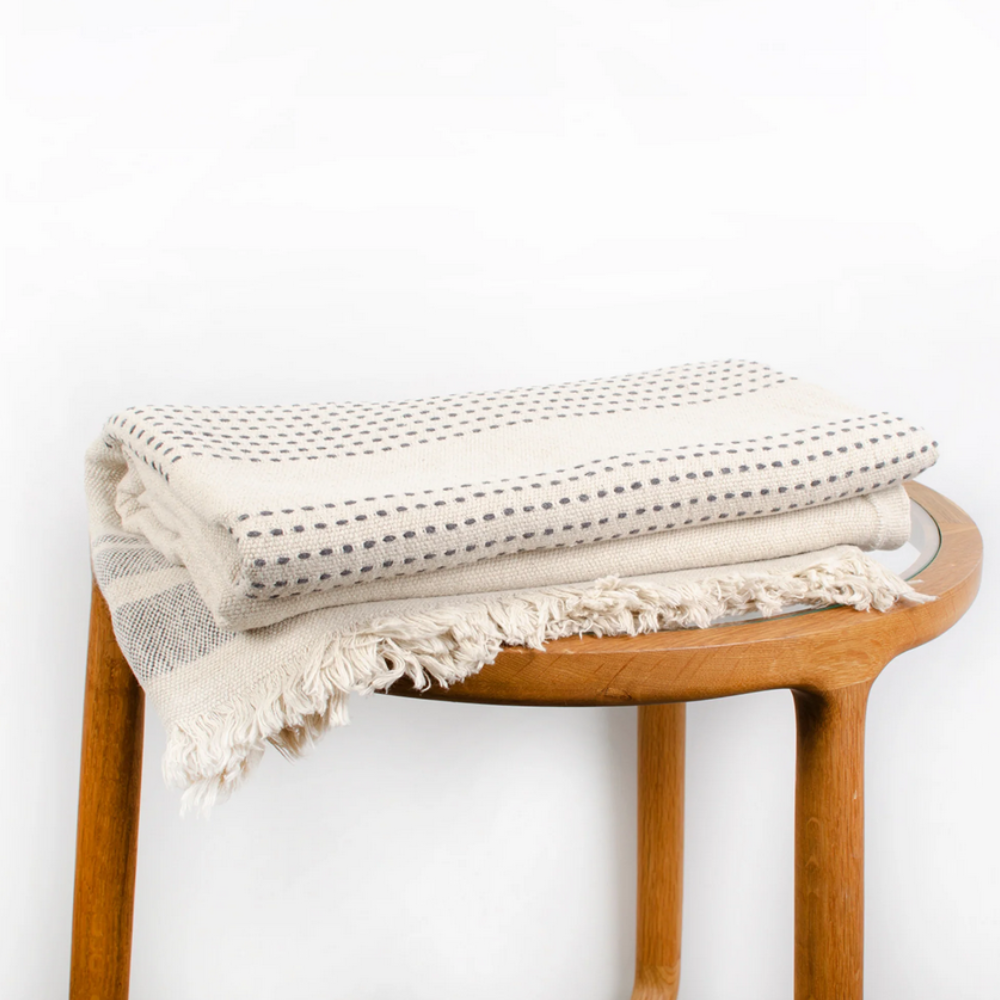 Seven Seas Exmouth Throw Grey | Merchants Homewares