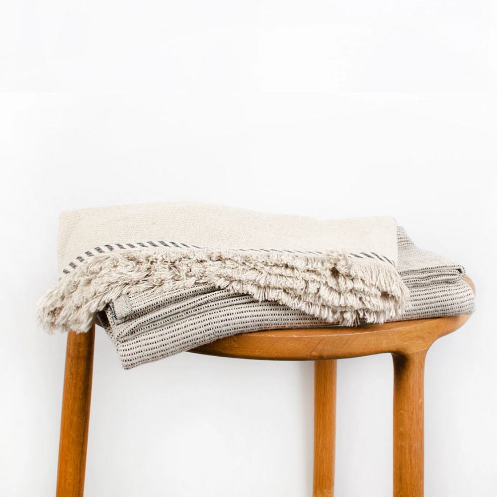 Seven Seas New Caledonia Throw Charcoal | Merchants Homewares