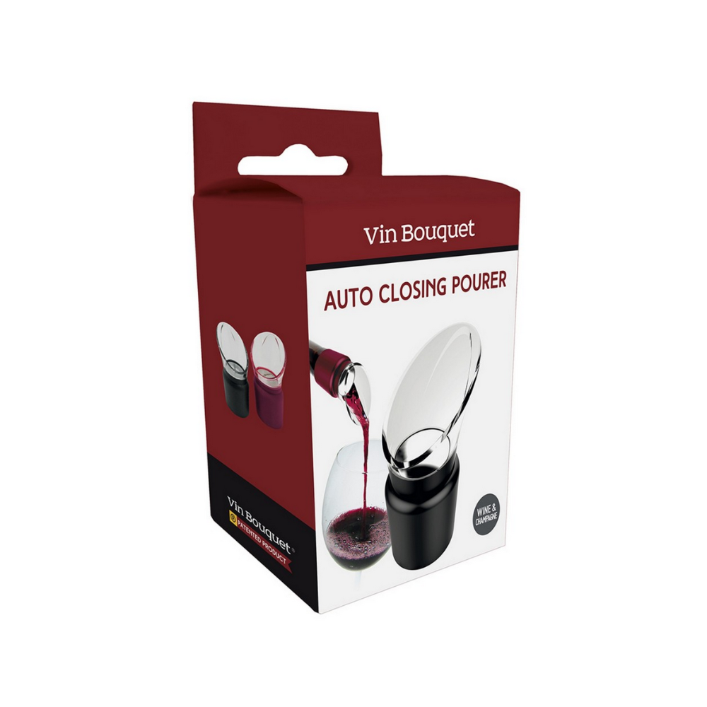 Sheldon & Hammond Vin Bouquet Auto Closing Pourer Packaged | Merchants Homewares