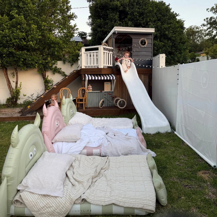 Sunnylife Kids Air Mattress Monster Pink | Merchant Homewares