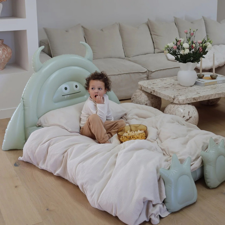 Sunnylife Kids Air Mattress Monster Sage | Merchants Homewares