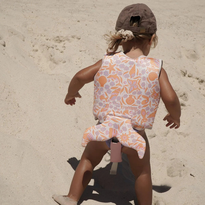 Sunnylife Kids Swim Vest 1-2 Ocean Magic Pink 3D | Merchant Homewares