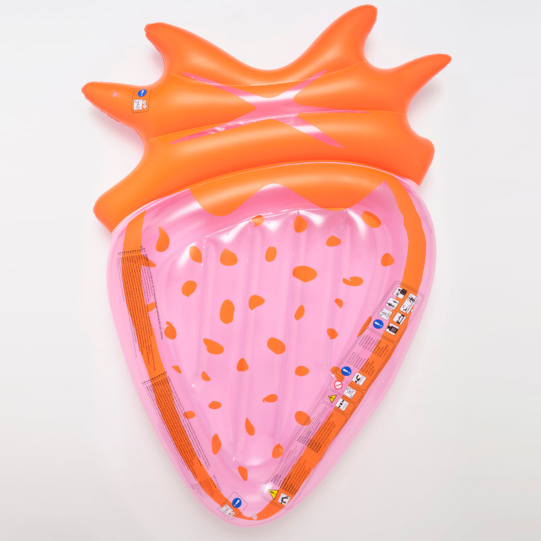 Sunnylife Luxe Lie-On Float Strawberry Pink Berry | Merchants Homewares