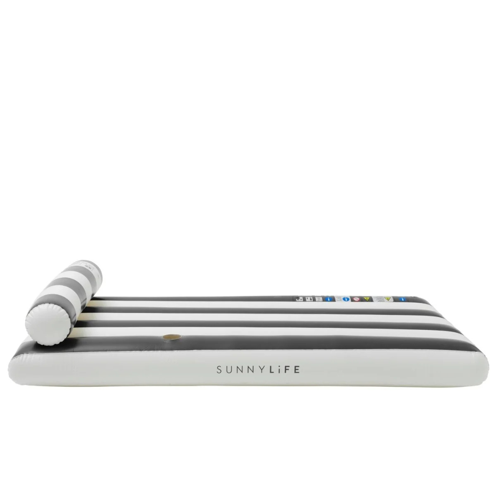 Sunnylife Luxe Lilo Black Stripe | Merchant Homewares