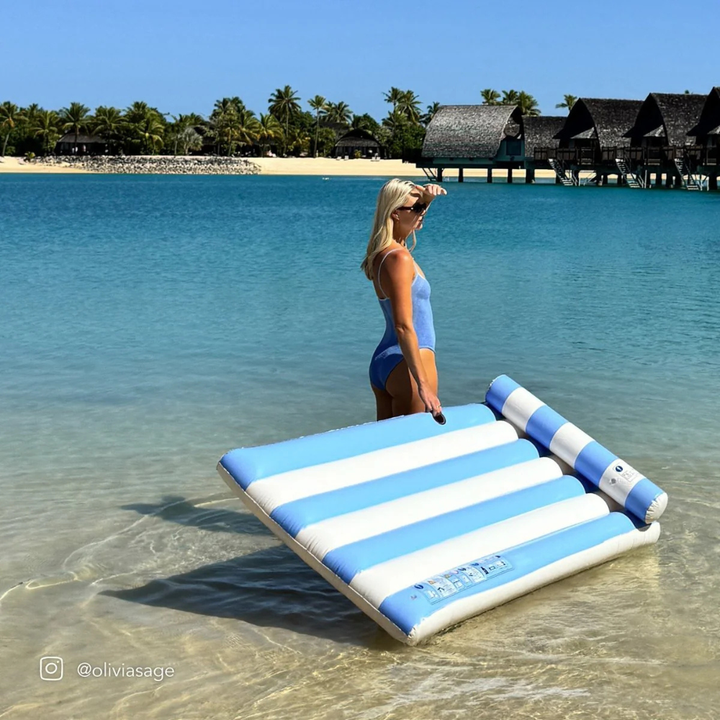 Sunnylife | Luxe Lilo | Blue Stripe
