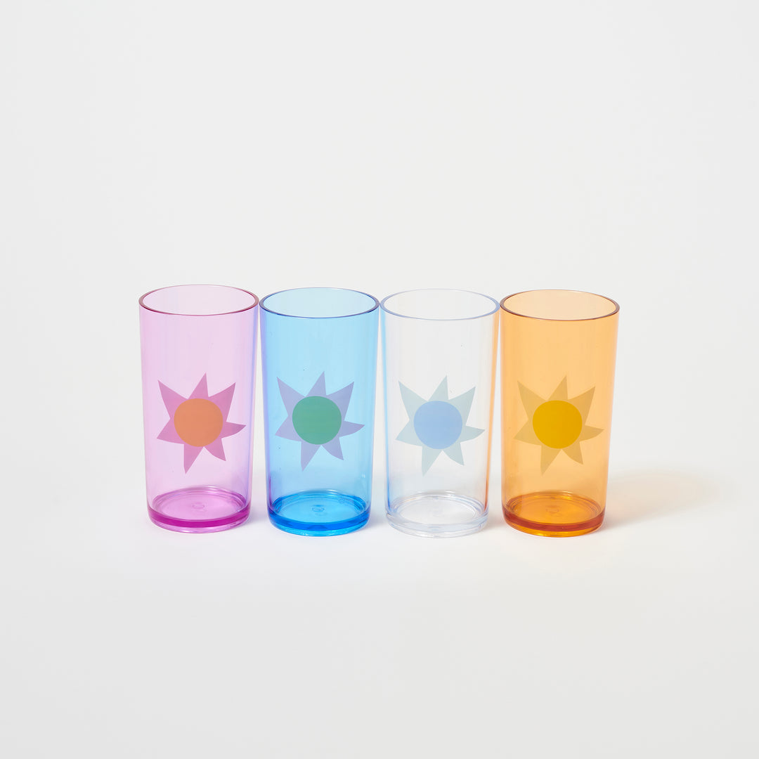 Sunnylife Poolside Tall Tumbler Utopia Multi | Merchants Homewares