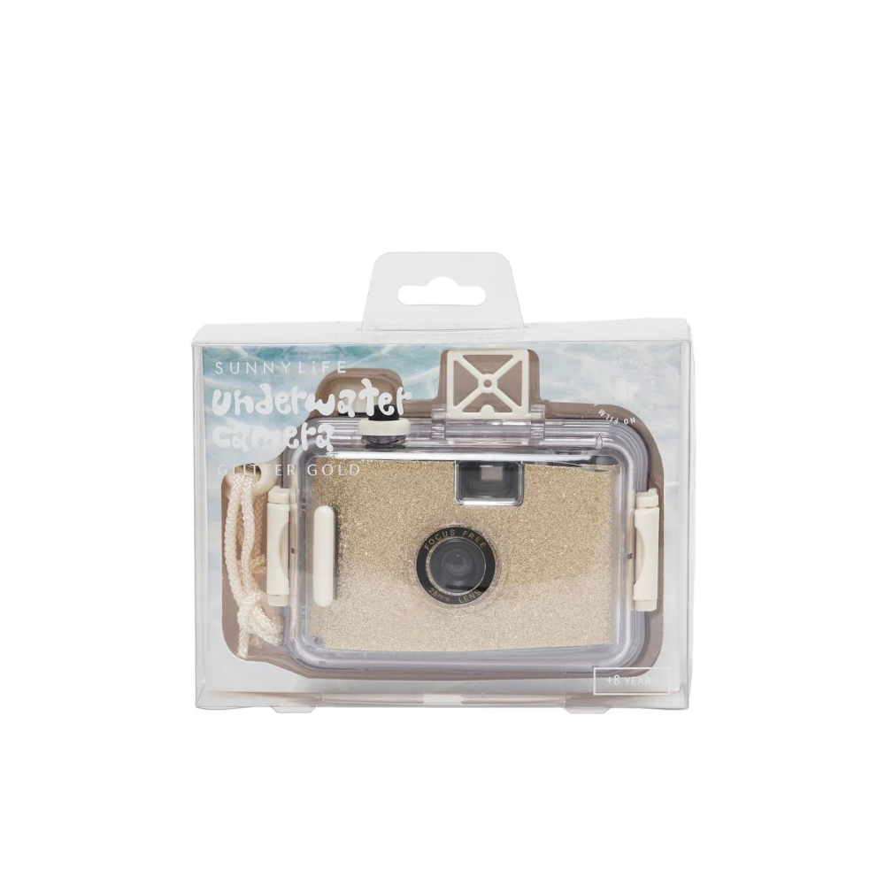 Sunnylife Underwater Camera Glitter Gold | Merchant Homewares