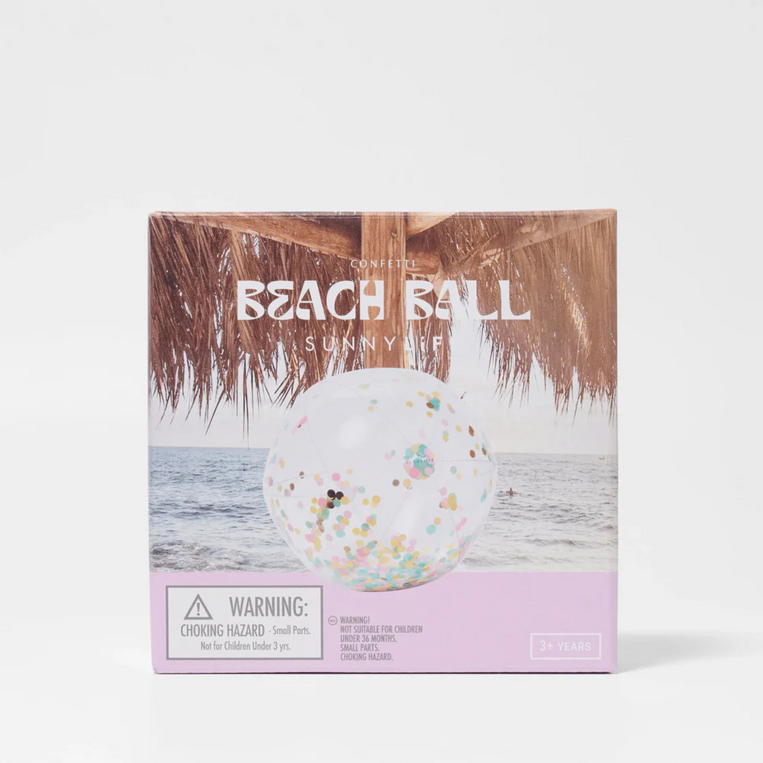Sunnylife Inflatable Beach Ball Confetti Multi | Merchants Homewares