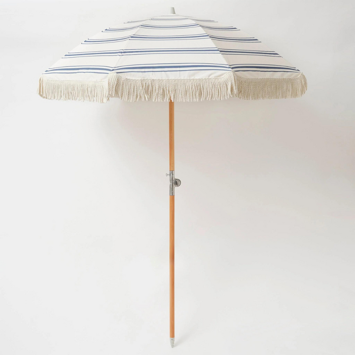 Sunnylife Luxe Beach Umbrella The Resort Coastal Blue | Merchants Homewares
