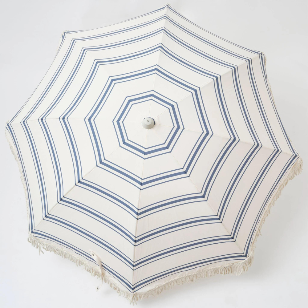 Sunnylife Luxe Beach Umbrella The Resort Coastal Blue | Merchants Homewares