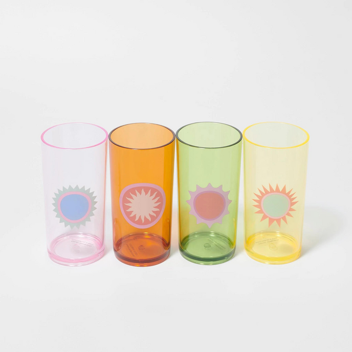 Sunnylife Poolside Tall Tumbler Rio Sun Multi | Merchants Homewares