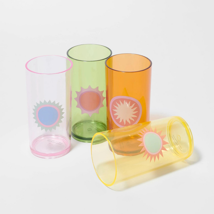 Sunnylife Poolside Tall Tumbler Rio Sun Multi | Merchants Homewares