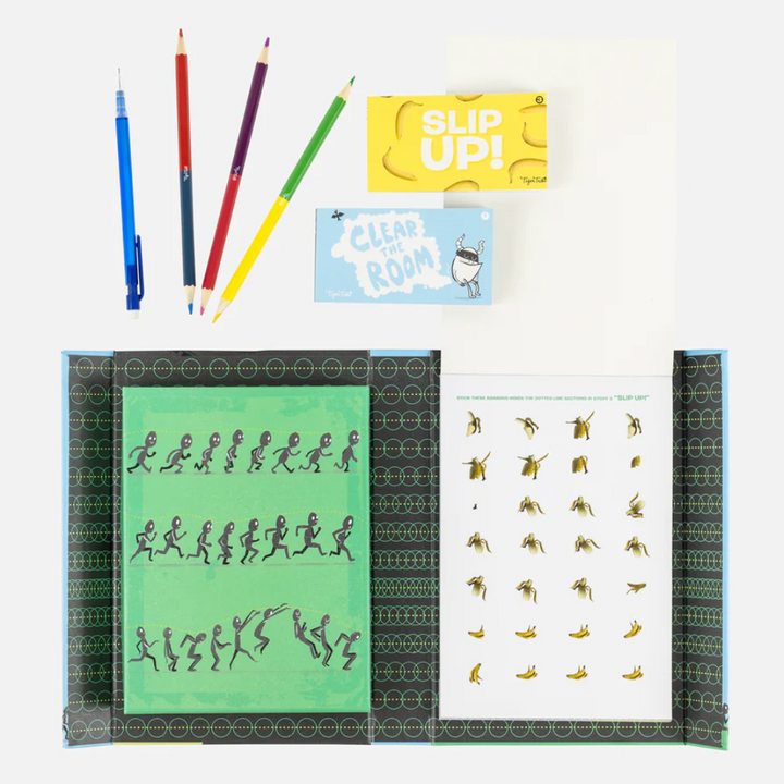 Tiger Tribe Flipbook Kit Contents | Merchants Homewares