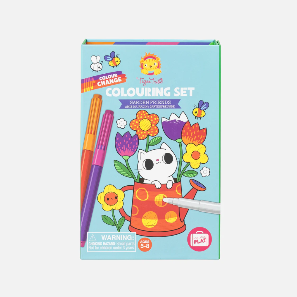 Tiger Tribe Garden Friends Colouring Set | Merchants Homewares