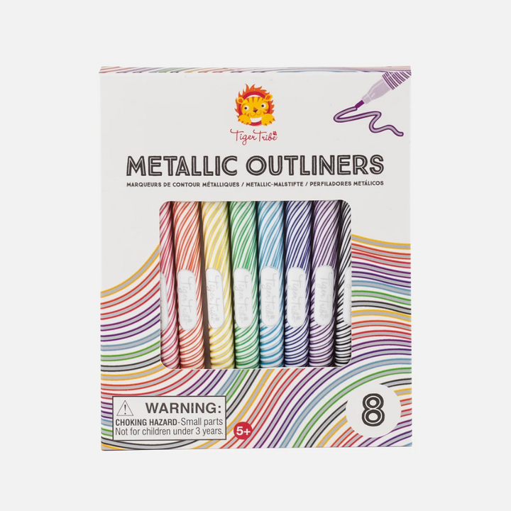 Tiger Tribe Metallic Outliners Packaging | Merchants Homewares