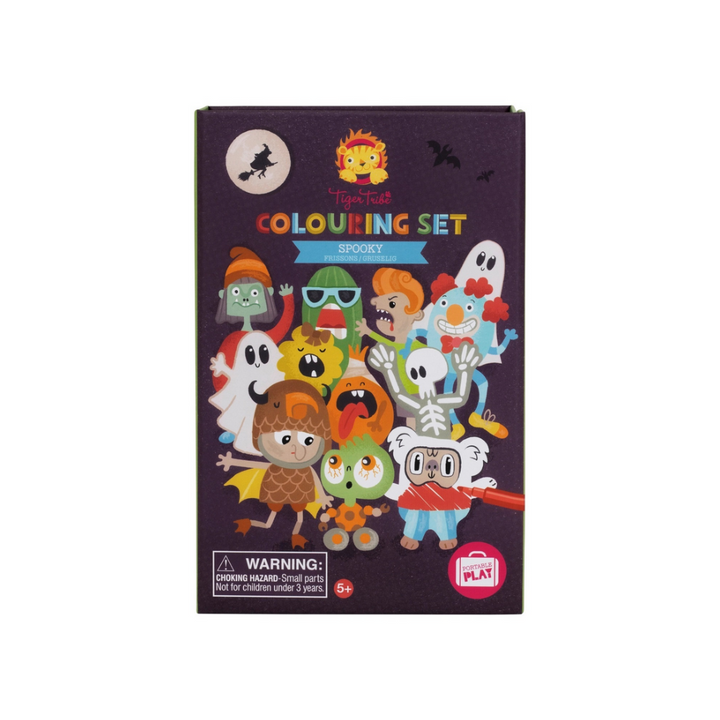 Tiger Tribe Spooky Colouring Set | Merchants Homewares