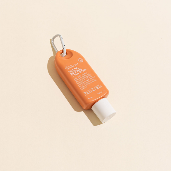 We Are Feel Good Inc Sensitive Suncreen Traveller SPF 50+ Lifestyle | Merchants Homewares