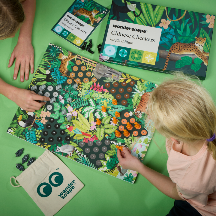 Wonderscope Chinese Checkers Jungle Edition Lifestyle | Merchants Homewares