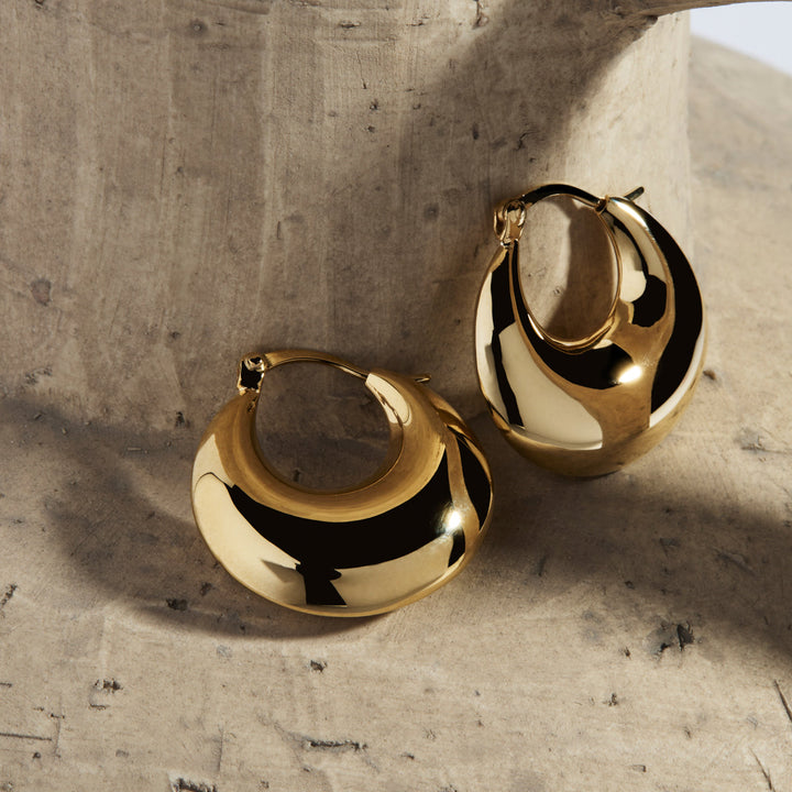 Najo | Gold Billow Earrings