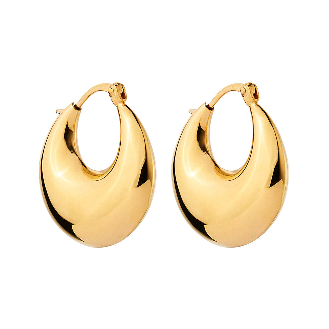 Najo | Gold Billow Earrings