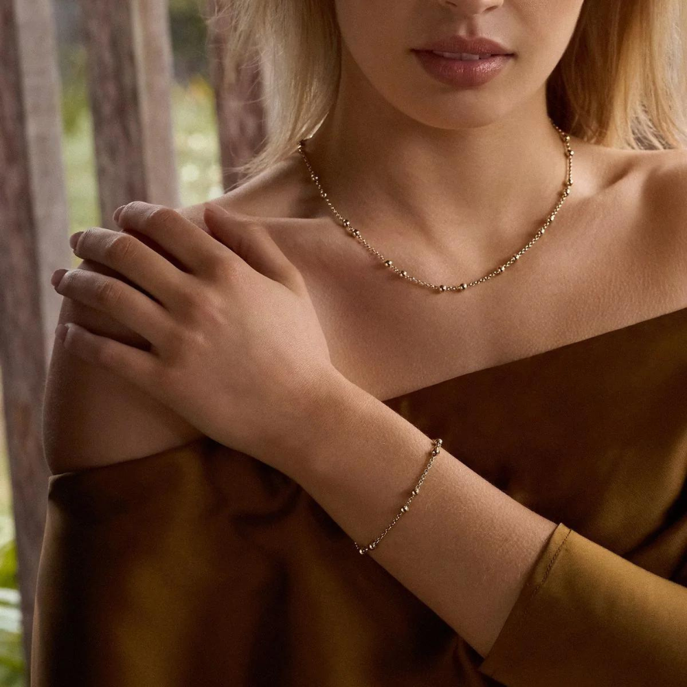 Najo Mattina Necklace Gold Lifestyle | Merchants Homewares