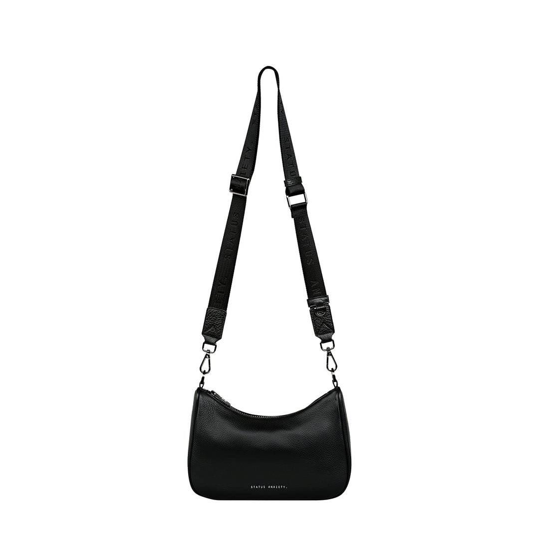 Status Anxiety Look Both Ways Black Webbed Strap | Merchants Homewares