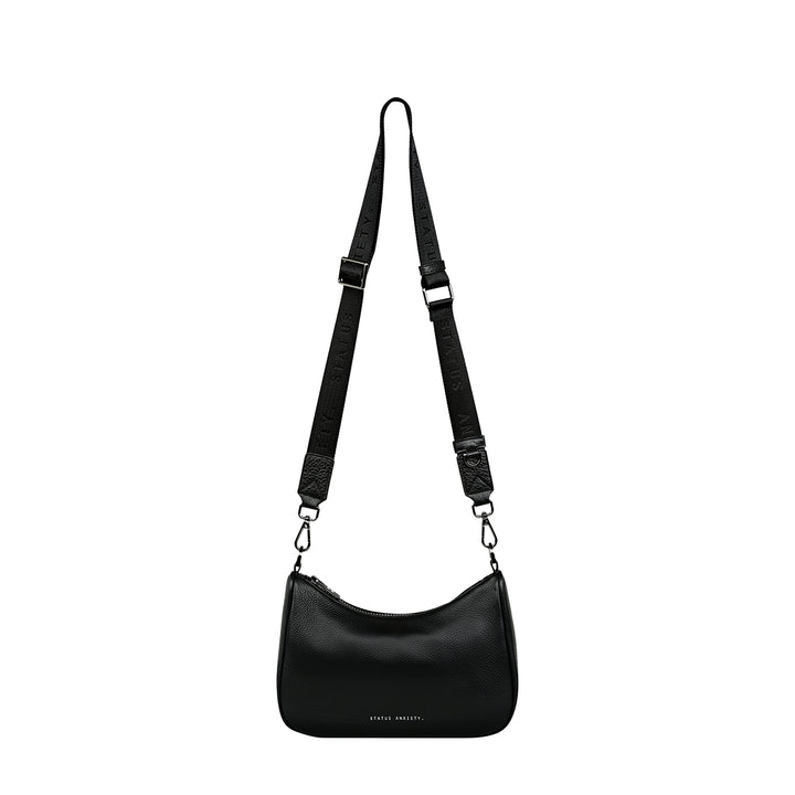 Status Anxiety Look Both Ways Black Webbed Strap | Merchants Homewares