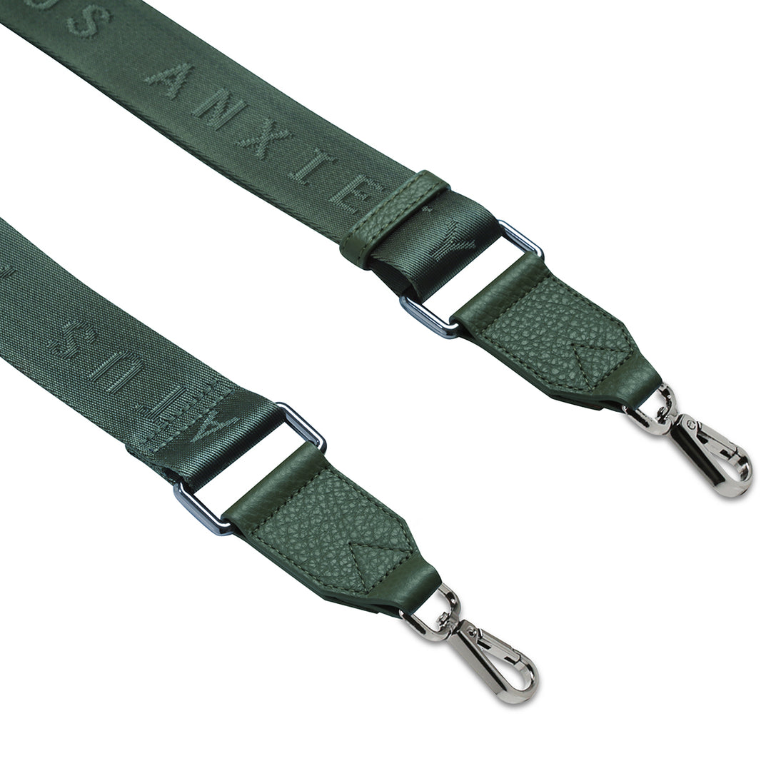 Status Anxiety | Web Strap Green Clasps | Merchants Homewares