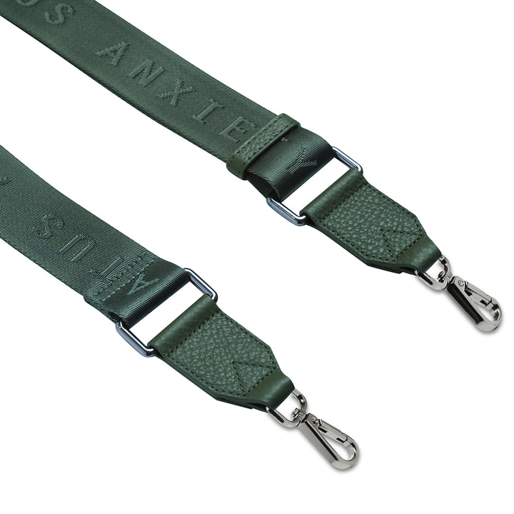 Status Anxiety | Web Strap Green Clasps | Merchants Homewares