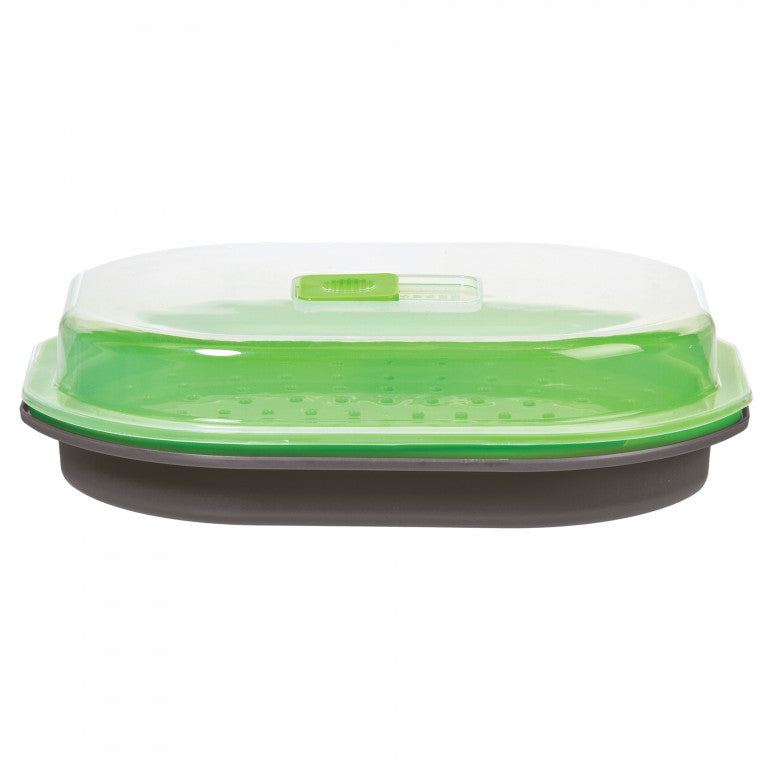 Progressive Prep Solutions Microwave Fish and Veggie Steamer Merchants Homewares