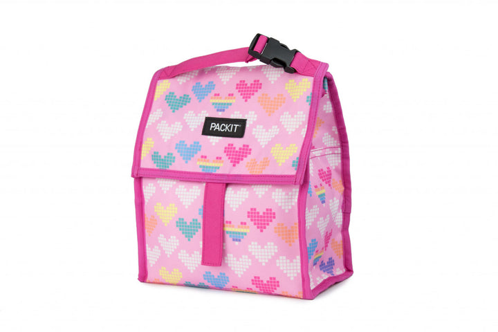 Packit Freezable Lunch Bag Pixel Hearts Merchants homewares