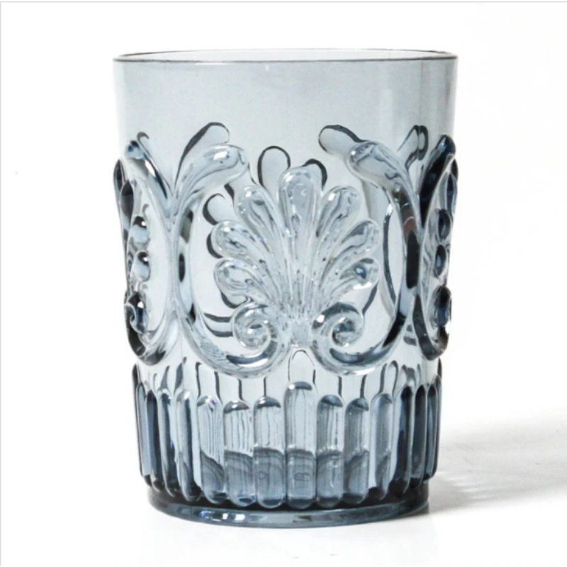 Acrylic Tumbler Scallops Blue | Merchant Homewares