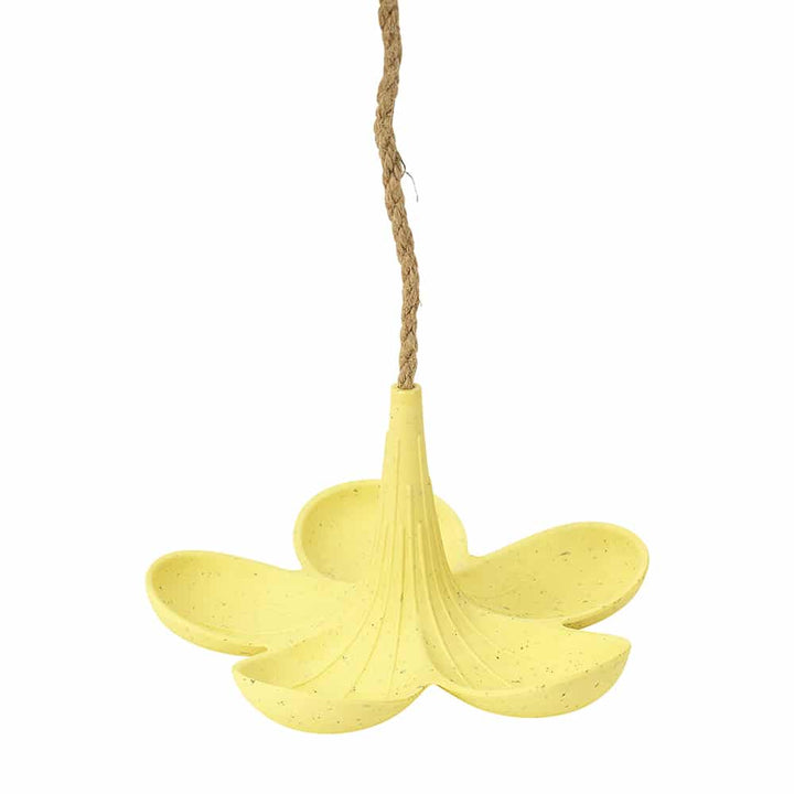 Annabel Trends Bamboo Bird Feeder Yellow | Merchants Homewares