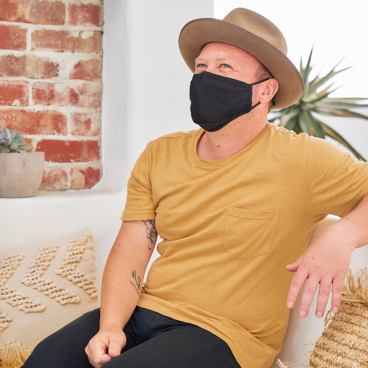 Annabel Trends Face Mask Black Small Lifestyle | Merchants Homewares