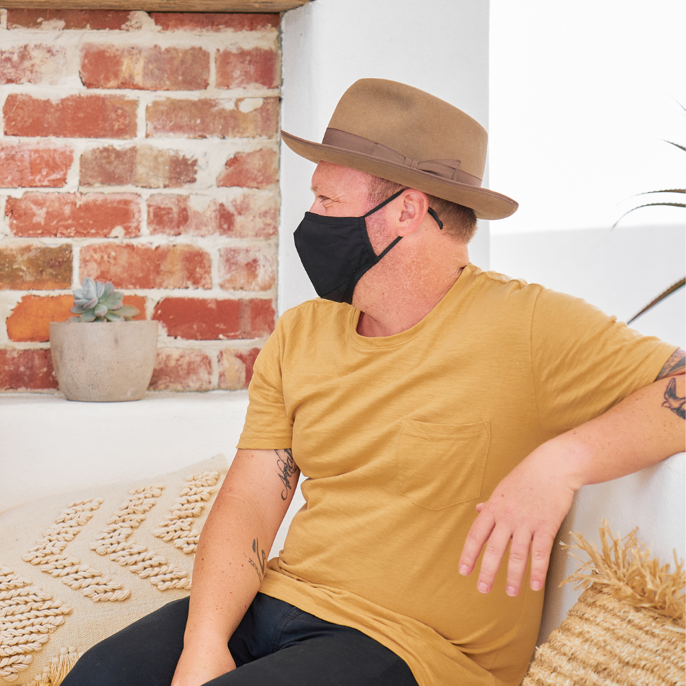 Annabel Trends Face Mask Black Small Lifestyle | Merchants Homewares