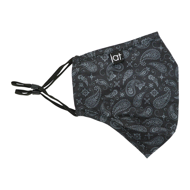 Annabel Trends Face Mask Paisley Black | Merchants Homewares