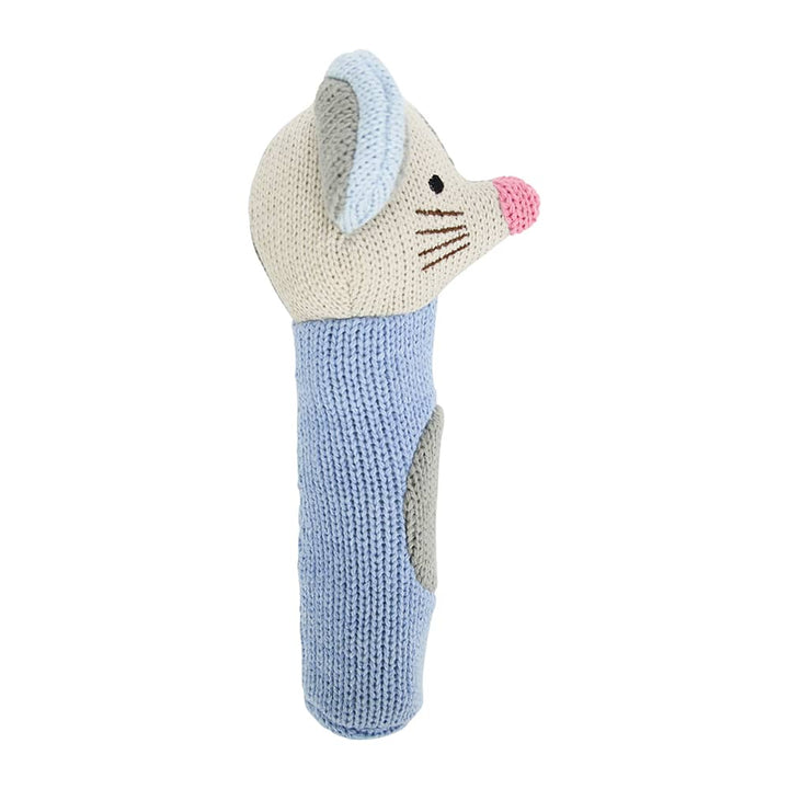 Annabel Trends Knit Hand Rattle Mouse | Merchants Homewares